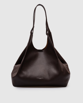 Gianni Chiarini Коричневая кожаная сумка-тоут Dua BS9720RNGDBL