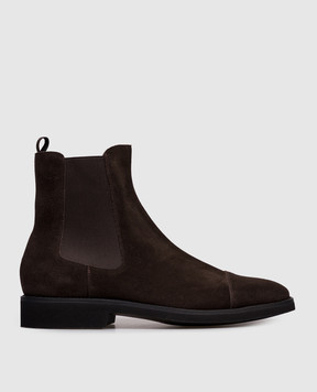 Tom Ford Коричневі замшеві челсі J1552LCL422N