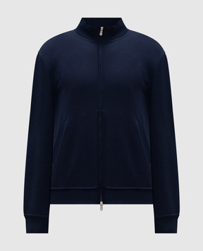 Brunello Cucinelli Синяя спортивная куртка MM8319089G