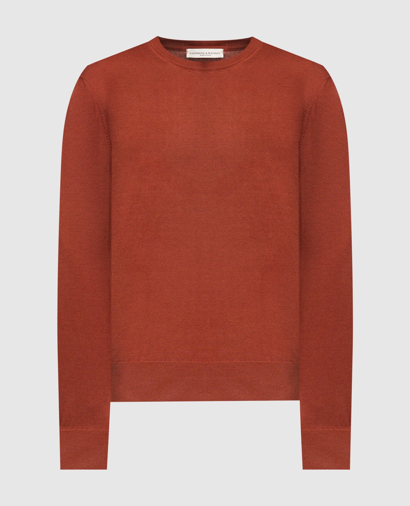 Brown jumper with silk and cashmere