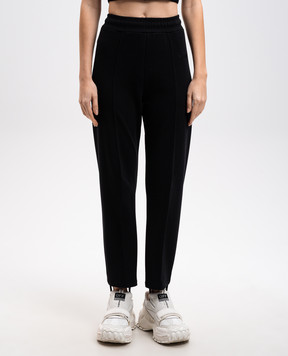 Vetements Черные спортивные брюки с вышивкой логотипа WA66SP610B