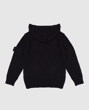 Stone Island Синій кардиган з патчем логотипа K1S165100018S00D11012