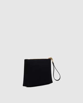 Givenchy Черная косметичка с леном с принтом логотипа. BB60KSB1F1