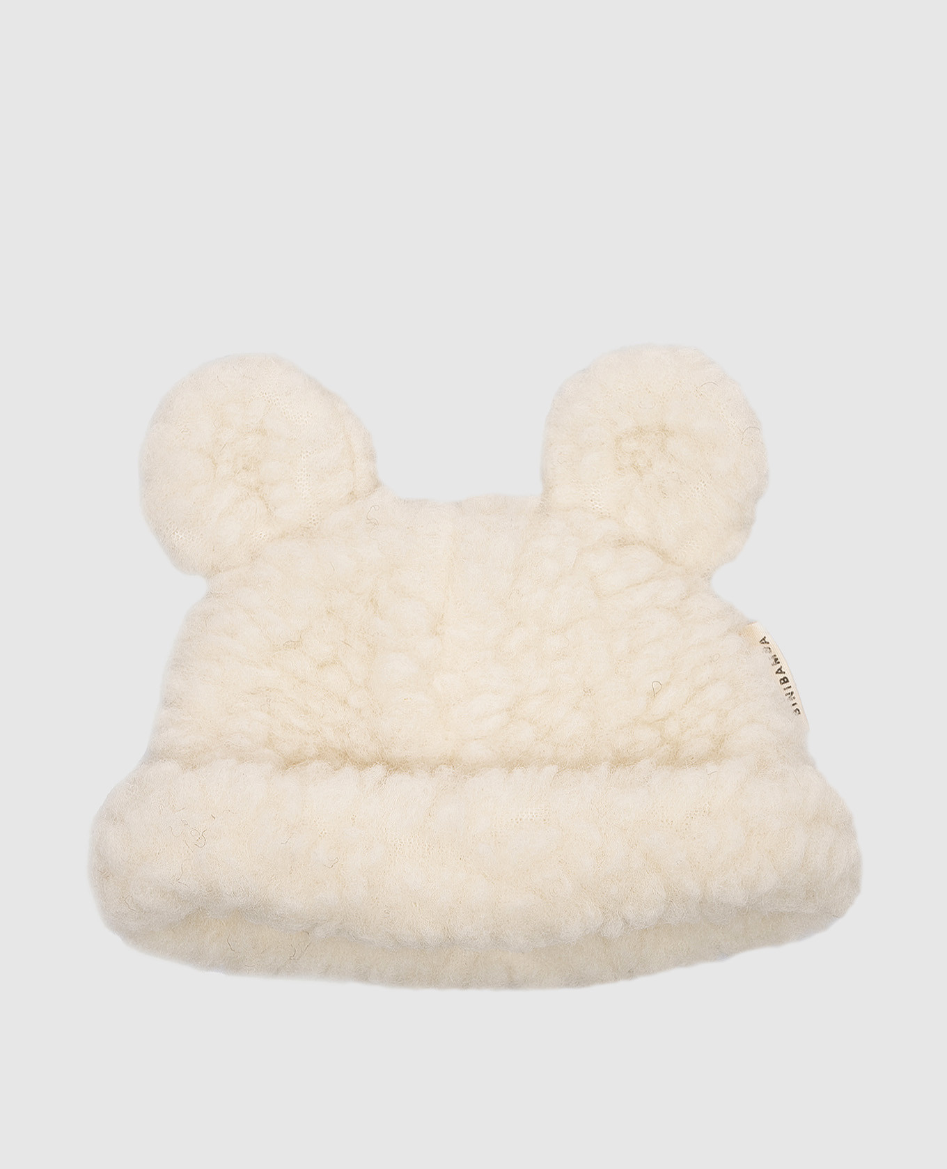 

Детская белая шапка Teddy из шерсти мериноса, Белый, Шапки