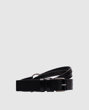 Ann Demeulemeester Черный кожаный пояс Monna B0012464LT128