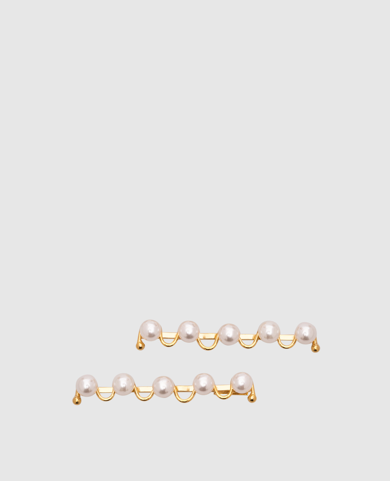 

Набор золотистых шпилек для волос Squiggle Bobbi с бусинами, Золотистый, Заколки и фиксаторы