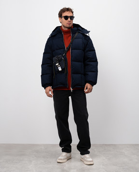 A.P.C Синяя куртка Kyle с вышивкой логотипа COHDDM30199