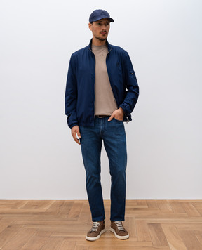 Stefano Ricci Бежева футболка із шовку K414000G10F25160