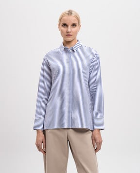Max Mara Белая рубашка TATA в полоску TATA