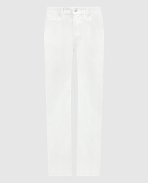 Alexander Wang Белые джинсы с логотип патч 4DC1244239