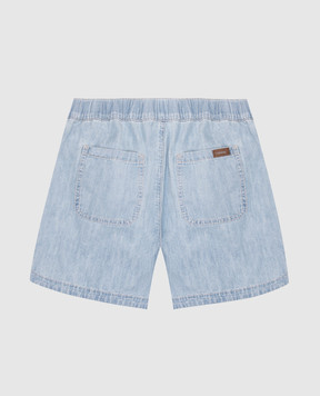 Brunello Cucinelli Детские голубые джинсовые шорты BH192P645C