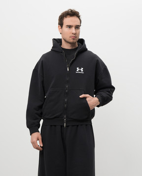 Balenciaga Черная спортивная куртка с логотипом 803264TRVB8