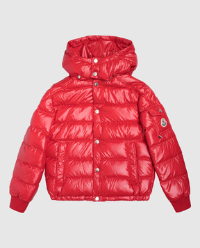 Moncler ENFANT Детский красный пуховик Manaem J29541A00018595ZJ1214