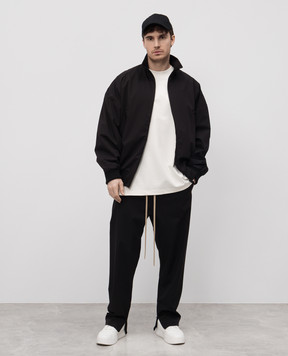 Fear of God Черная куртка с логотипом патча FGE230327PON