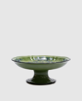 Ginori 1735 Зеленая ваза для фруктов из коллекции Oriente Italiano 003RG00FCT300G00123600