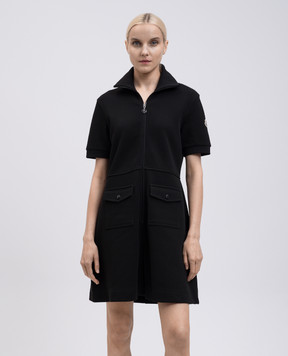 Moncler Чорна сукня з логотипом K10938I00012899V9