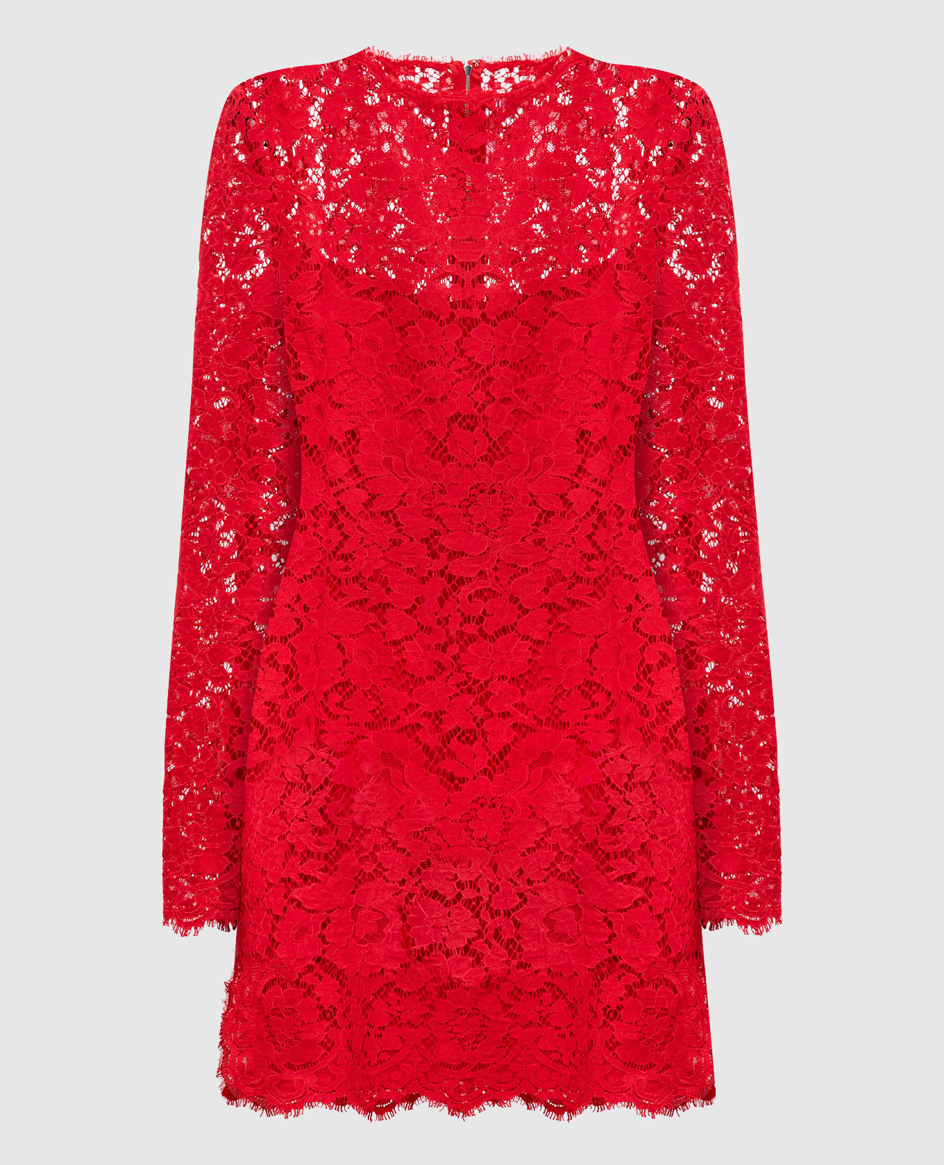 

Красное платье-футляр мини из кружева, Красный, Повседневные платья