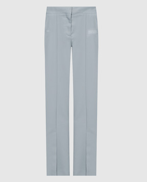 Off-White Серые брюки с логотипом OWCA136S24FAB001