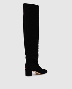 Aeyde Черные замшевые сапоги Willa KBDUBR45RO115FW24800022