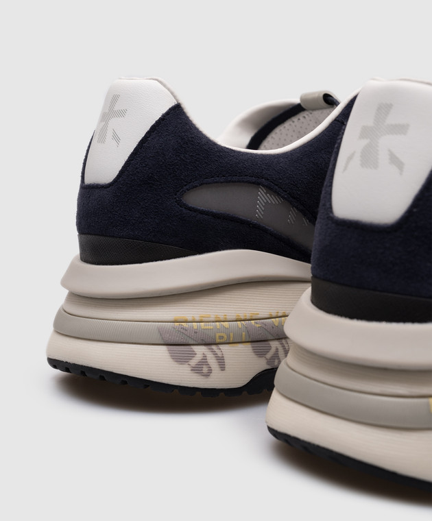 Premiata Синие комбинированные кроссовки MOERUN MOERUN изображение 5