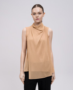 PROENZA SCHOULER Бежевий топ з драпіруванням R2524010JY123