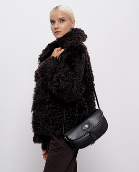 Bally Чорна шкіряна сумка-месенджер Beckett WAS02ZVT769