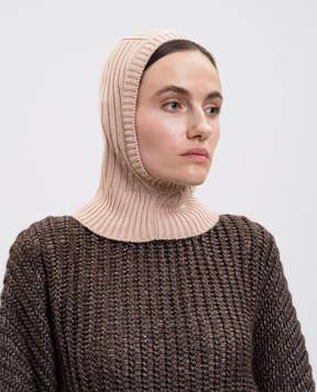 Allude Бежевий капор з кашеміру 25511223