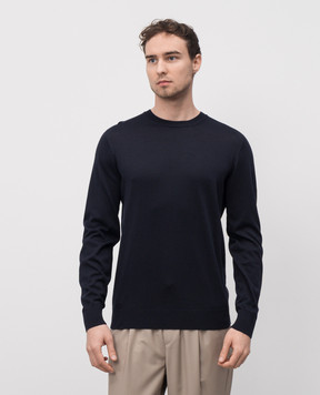 Peserico Синій джемпер з шовком R59033F18A9104