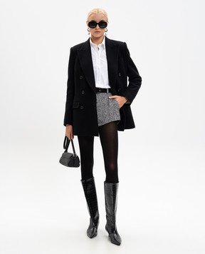 Dolce&Gabbana Чорний жакет з вовни F29UBTHU2BB