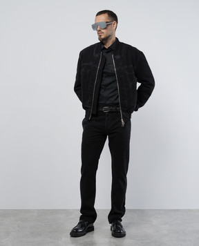 Alexander McQueen Черные джинсы с логотип патч 794090QTABK