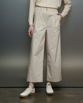 Woolrich Бежеві штани з логотипом CFWWTR0174FRUT3027