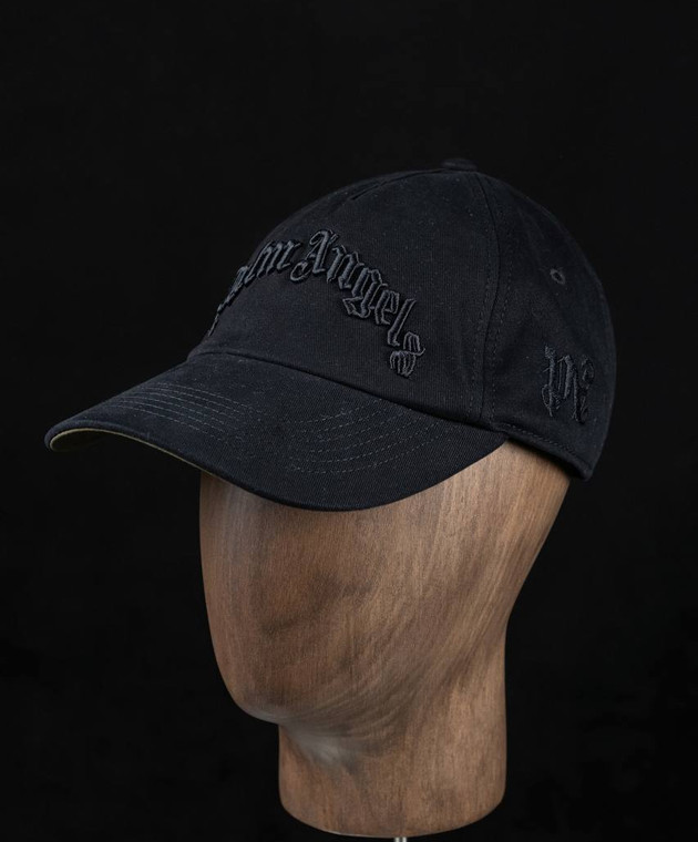 Palm Angels Черная кепка с логотипом PMLB10AS25FAB001 изображение 5