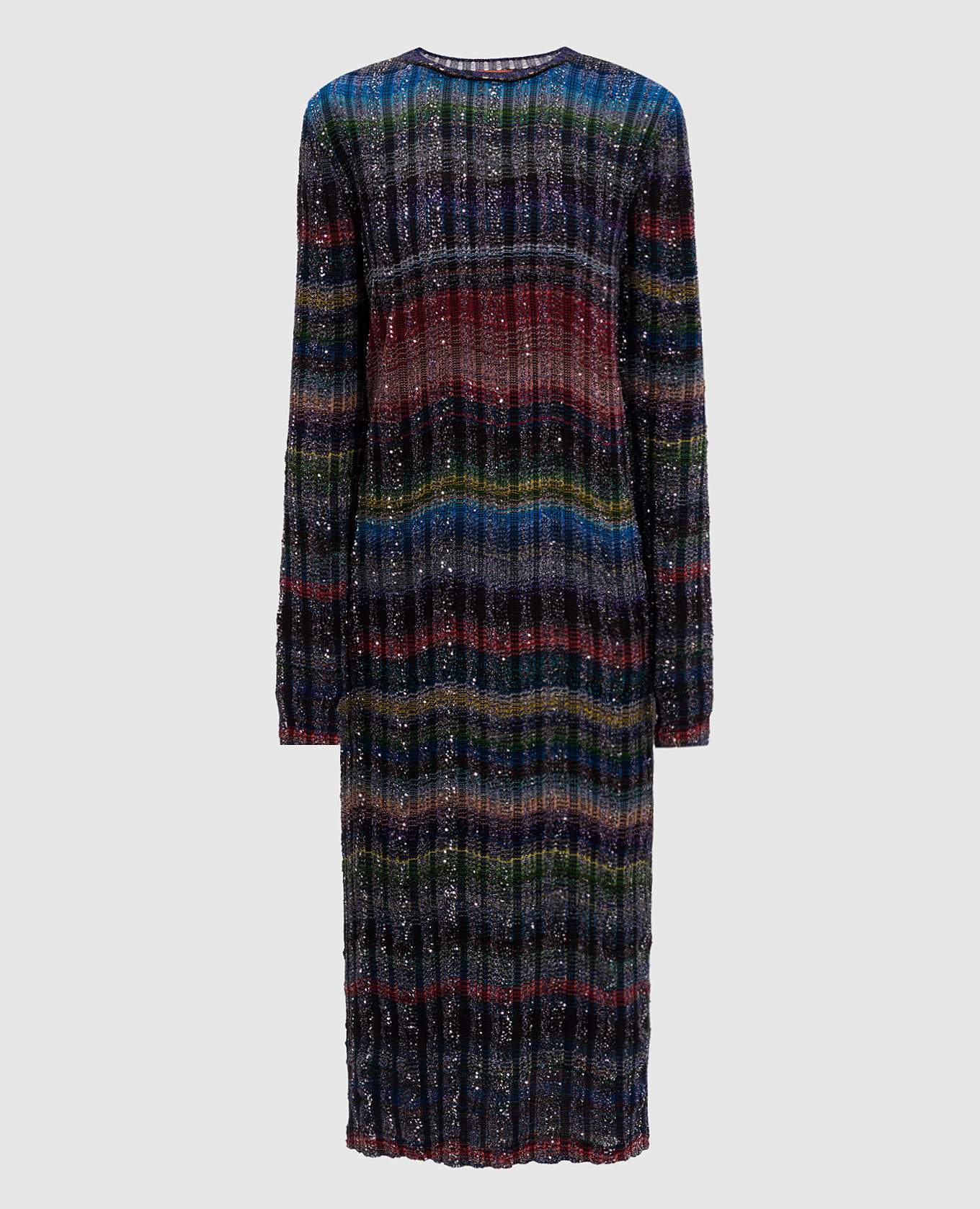 

Платье миди с пайетками и люрексом, Разноцветный, Повседневные платья
