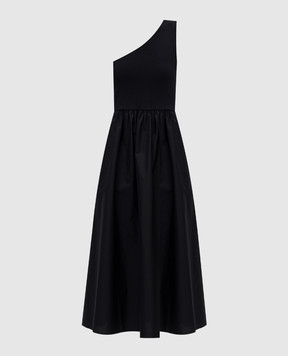 Twinset Чорна сукня міді на плече 251TT3090