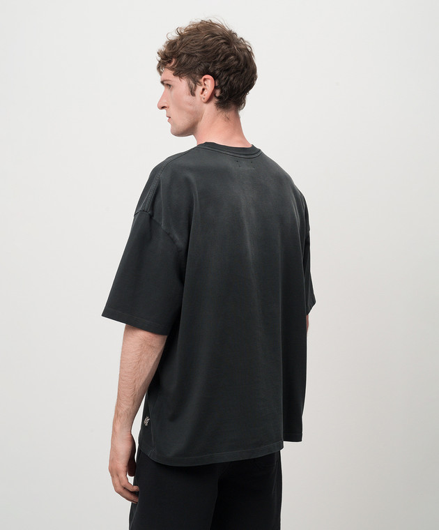 AMIRI Черная футболка VINTAGE с логотипом AMJYTE1052 изображение 4