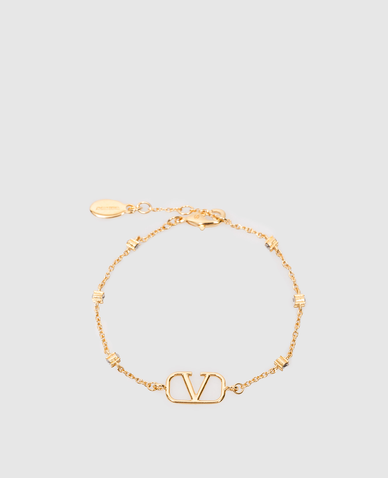 

Золотой браслет VLOGO SIGNATURE с кристаллами SWAROVSKI, Золотистый, Браслеты