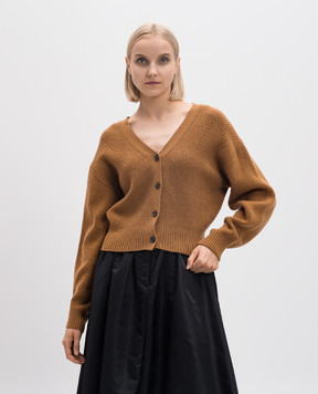 Juun.j Коричневий кардиган з вовни JW495AW02B