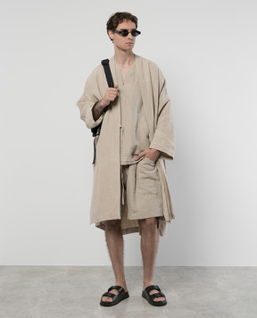 Jan Jan Van Essche Бежева туніка з льону TUNIC35LINENCLOTH