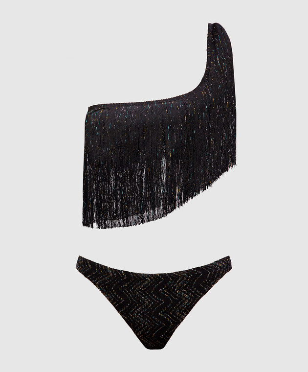 Missoni - Черный купальник с бахромой MS25SP07BR00ZX купить в Symbol