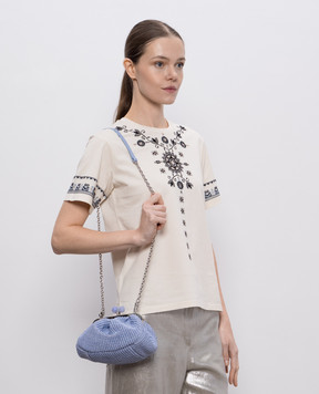 Max Mara Weekend Фіолетова плетена сумка PALMAS PALMAS