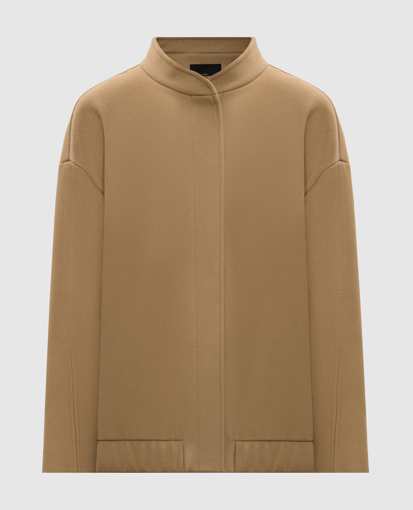 

Коричневая куртка с логотипом, Коричневый, Куртки