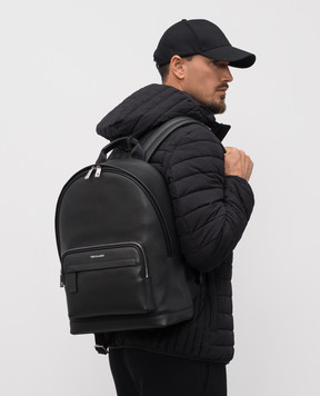 Trussardi Черный кожаный рюкзак Office Heritage Redefined Z586E005963NMBZ01L33