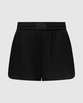 Helmut Lang Чорні шорти з логотипом P02HW205