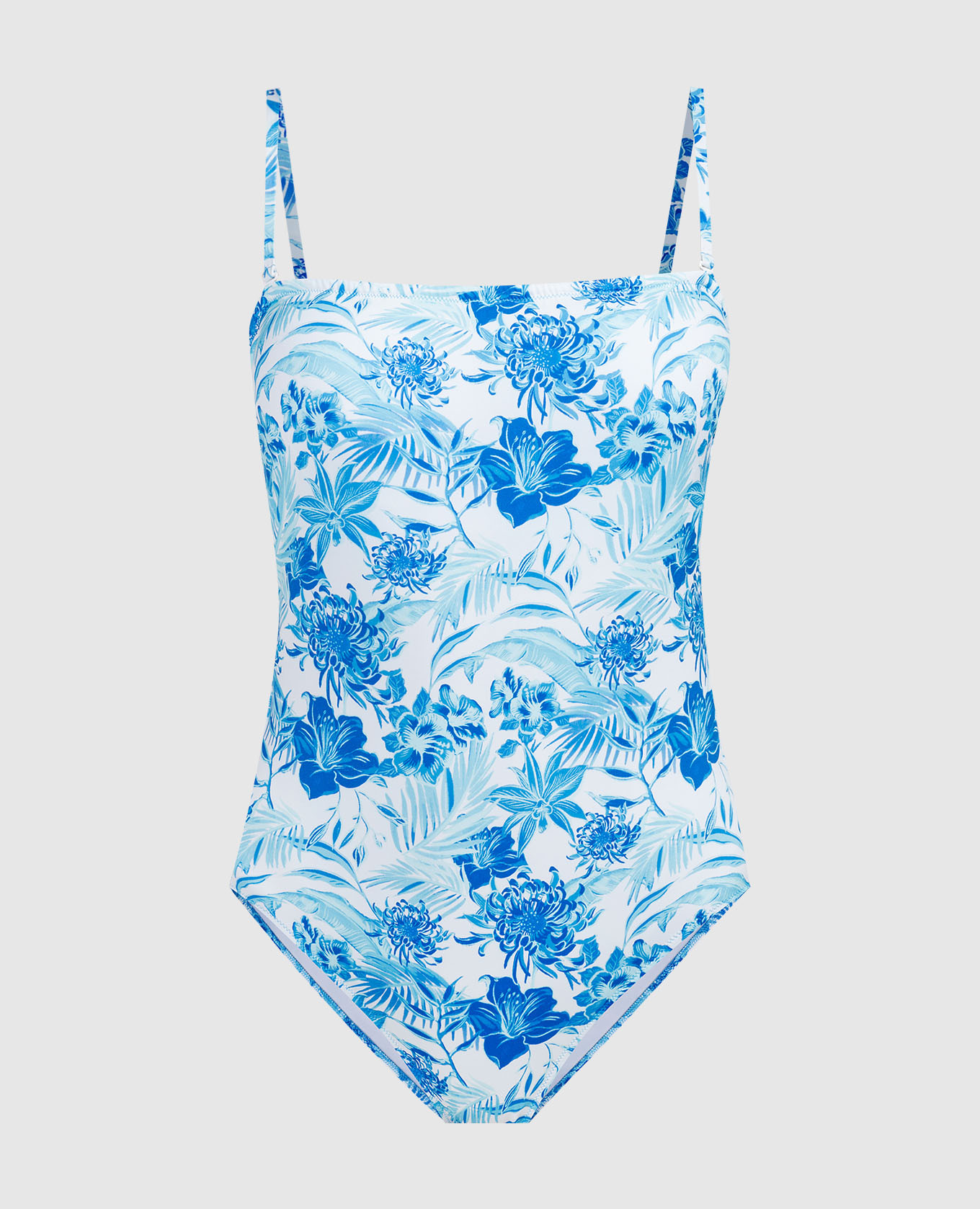 

Белый купальник TAHITI FLOWERS, Слитные купальники