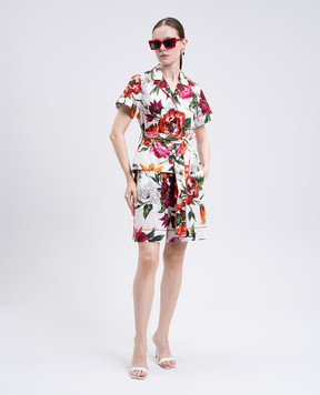 Dolce&Gabbana Белые шорты в принт FTAM7THS5TQ