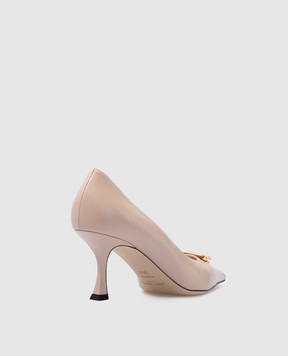 Jimmy Choo Бежевые кожаные туфли Ryker RYKER70BXK