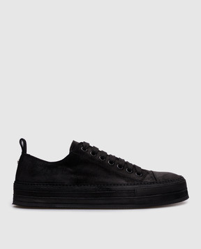 Ann Demeulemeester Чорні замшеві кеди Nono з ефектом потертості B0012588LT147