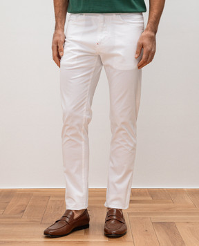 ISAIA Білі штани  PNT015XP871