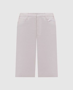 Max Mara Бежеві бермуди ERIC з льоном ERIC