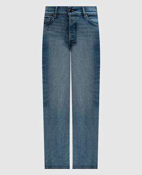AMIRI Голубые джинсы с эффектом потертости AWDNGH1005